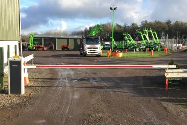 Forklift depot barrier