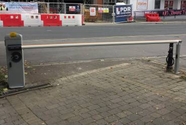 New access barrier for car park